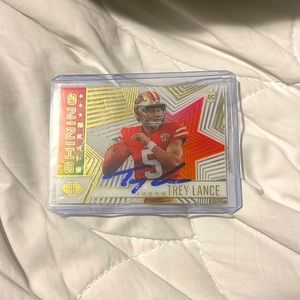 Trey Lance Rookie Signed Card